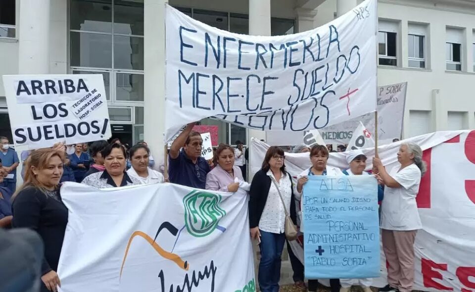 ATSA realiza un paro con retiro en los centros de salud 