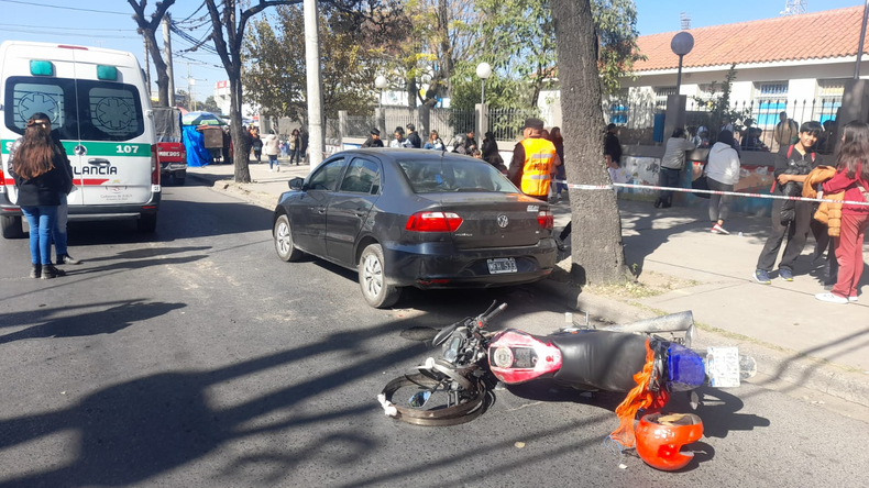 Grave accidente en avenida El Éxodo 