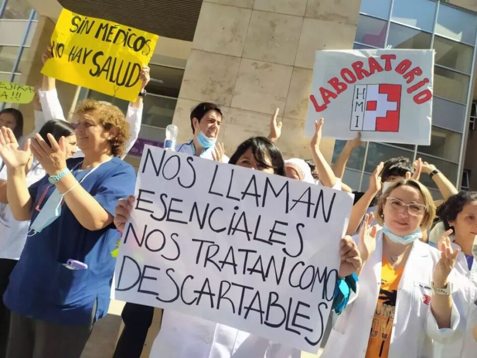 Continúa el plan de lucha de los trabajadores de la salud 