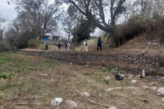 Encontraron restos óseos en un basural