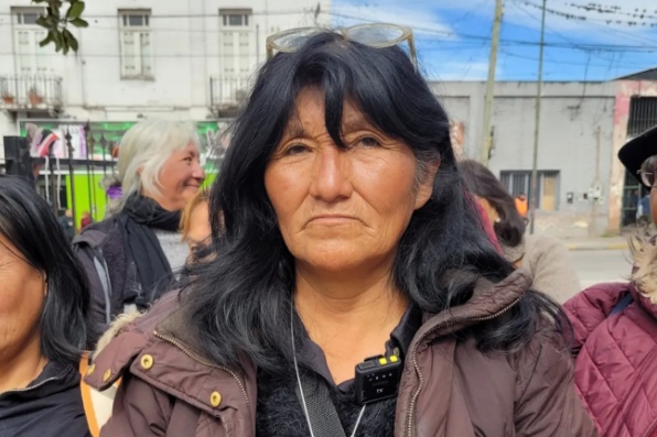 Detuvieron la referente de los vendedores ambulantes 