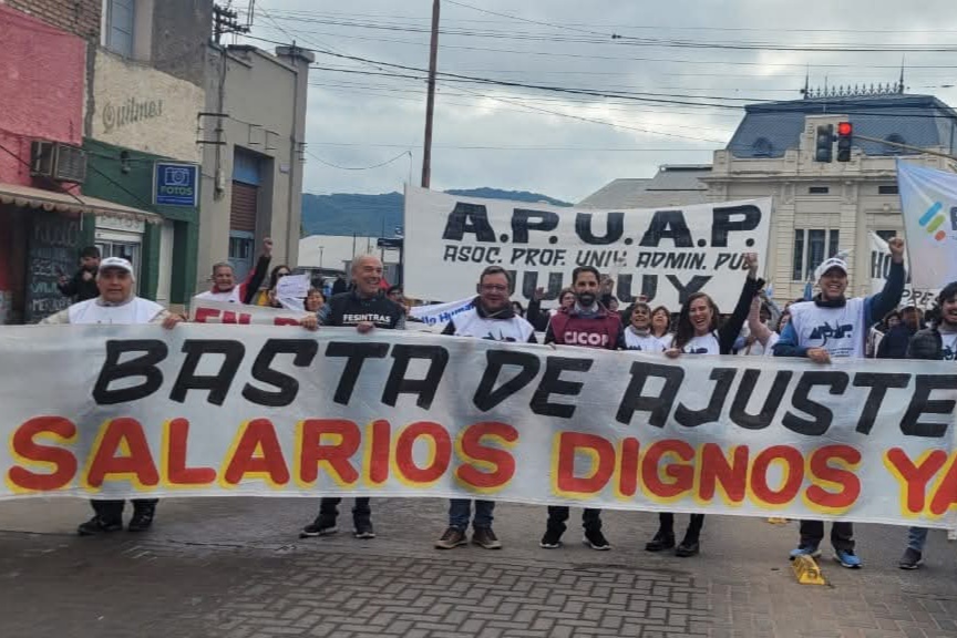 Comenzó el Plan de Lucha de APUAP Comenzó el Plan de Lucha de APUAP