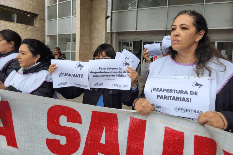 Profesionales volvieron a reclamar por mejoras salariales 