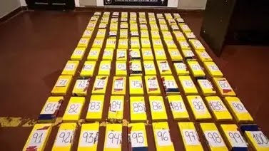 Incautaron más de 100 kilos de cocaína