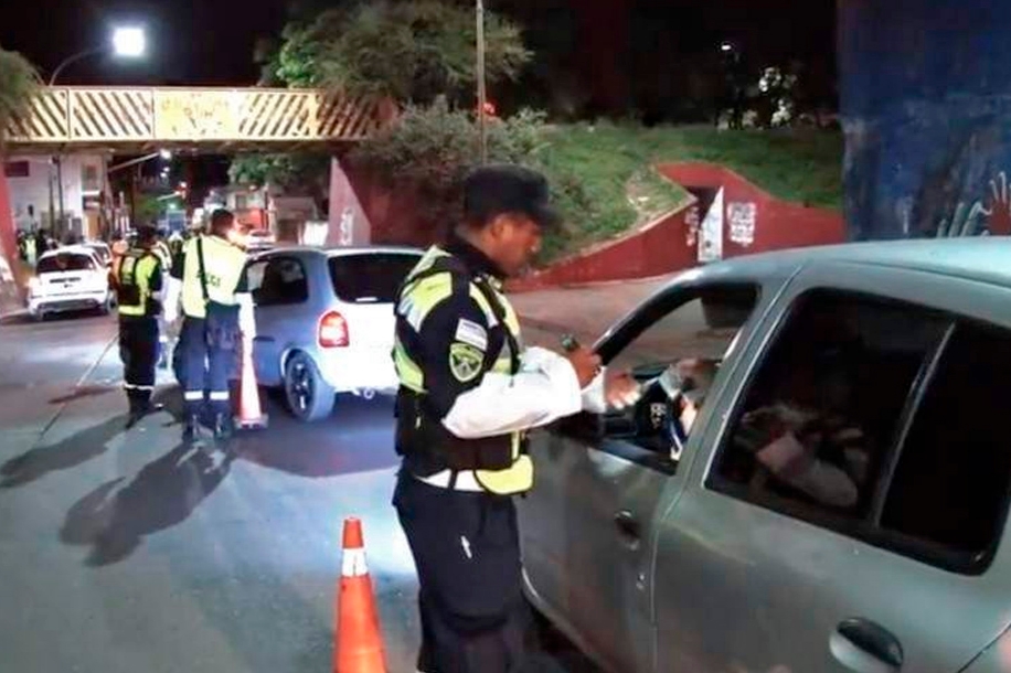 Labraron más de 100 multas por alcoholemia 