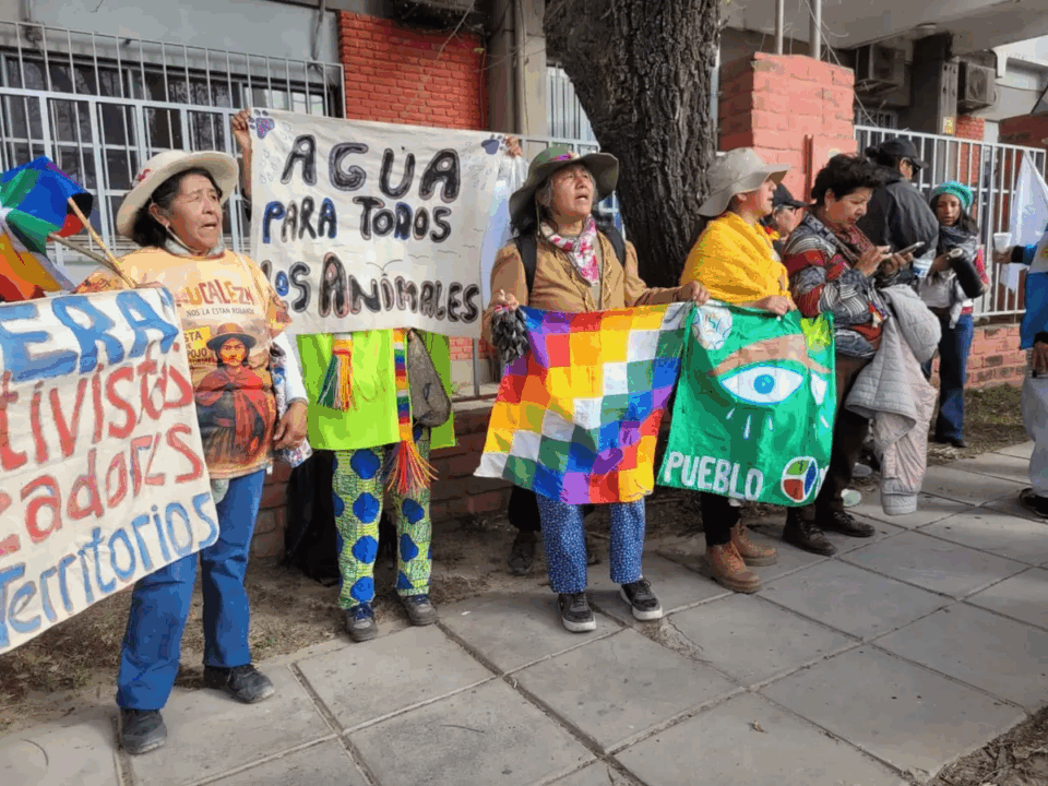 La comunidad de Ocloyas realizó una denuncia por daño ambiental 