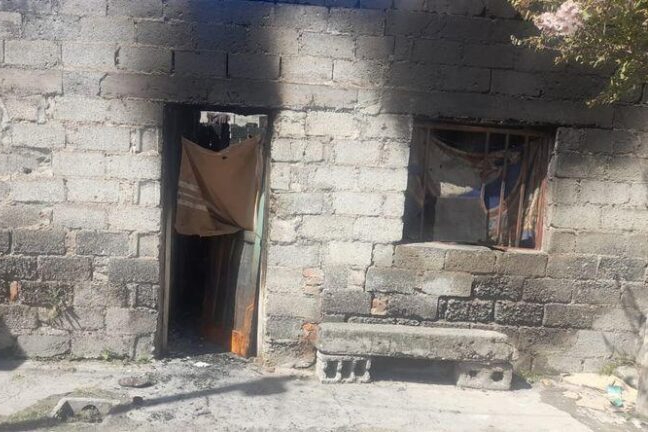 Un hombre incendió la casa de su expareja