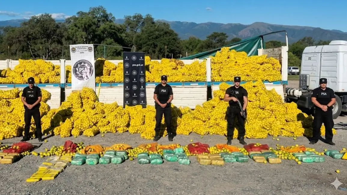 Secuestran más de 150 kilos de droga 