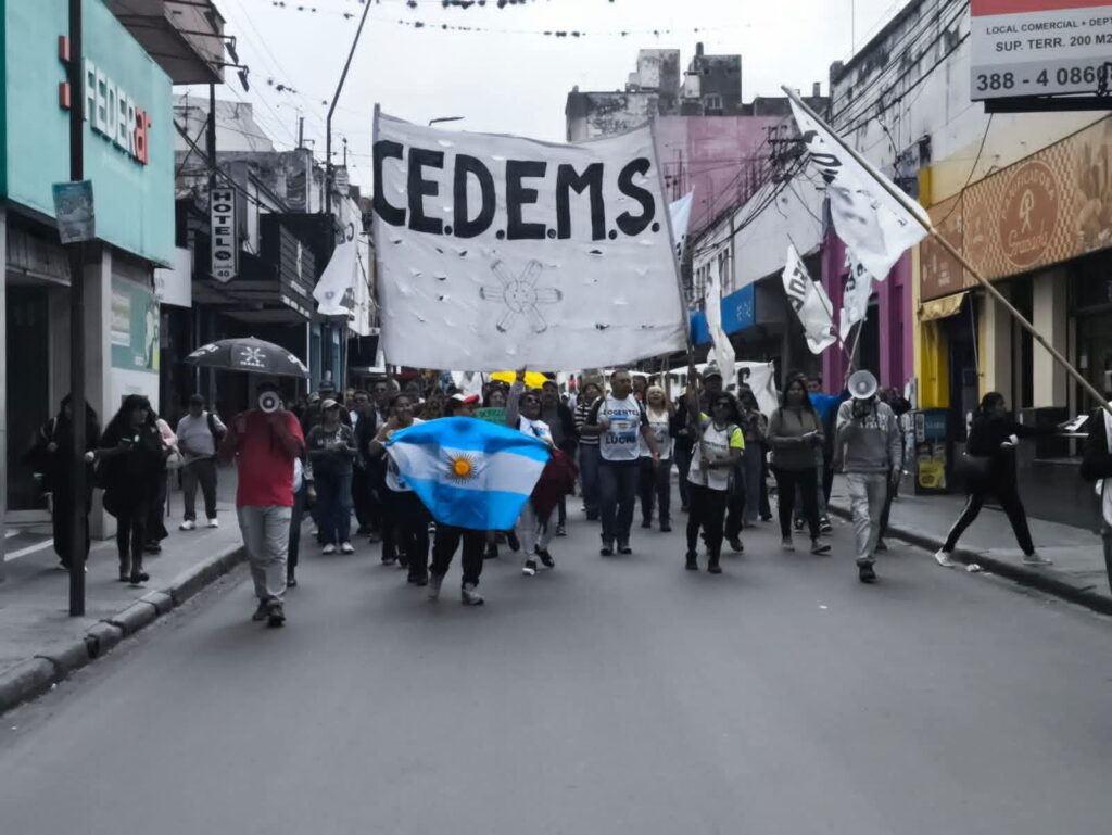 Marcharon en contra de la intervención de la UOM 