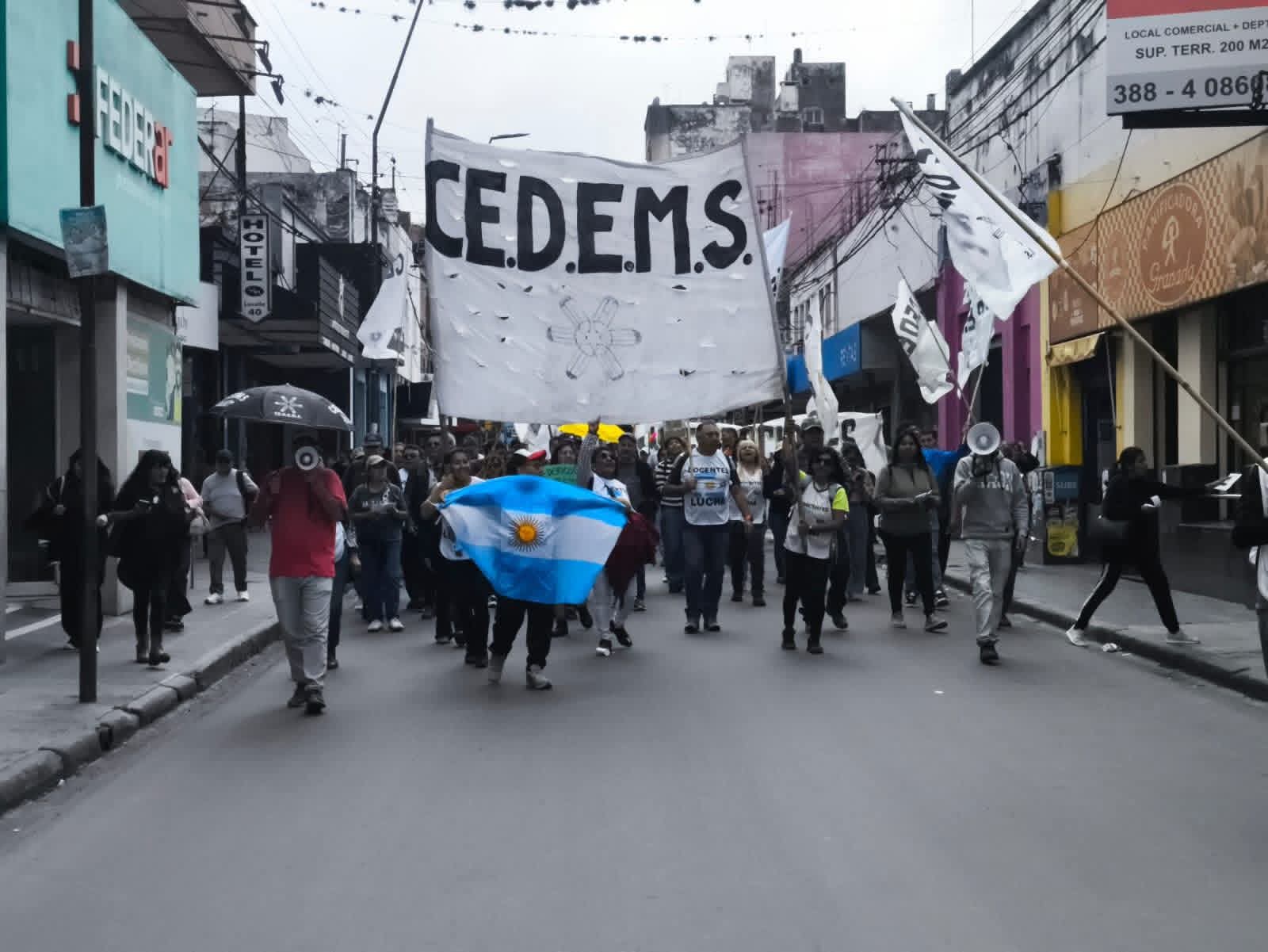 Marcharon en contra de la intervención de la UOM 