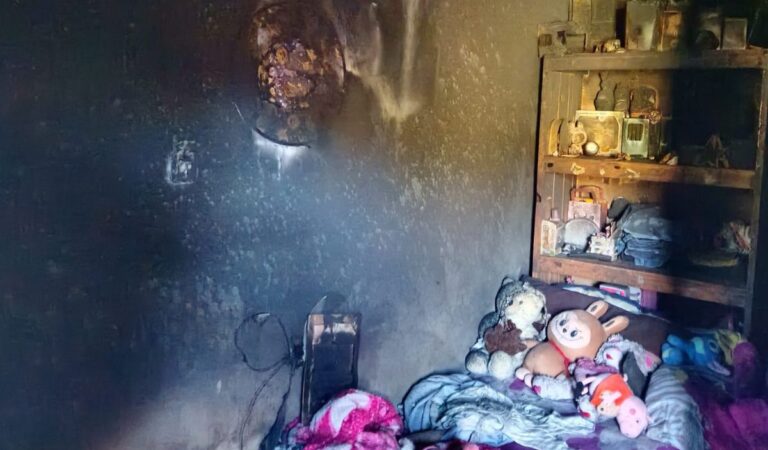 Una familia en Los Huaicos perdió todo tras un incendio 