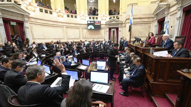 Se levantó la sesión del Senado