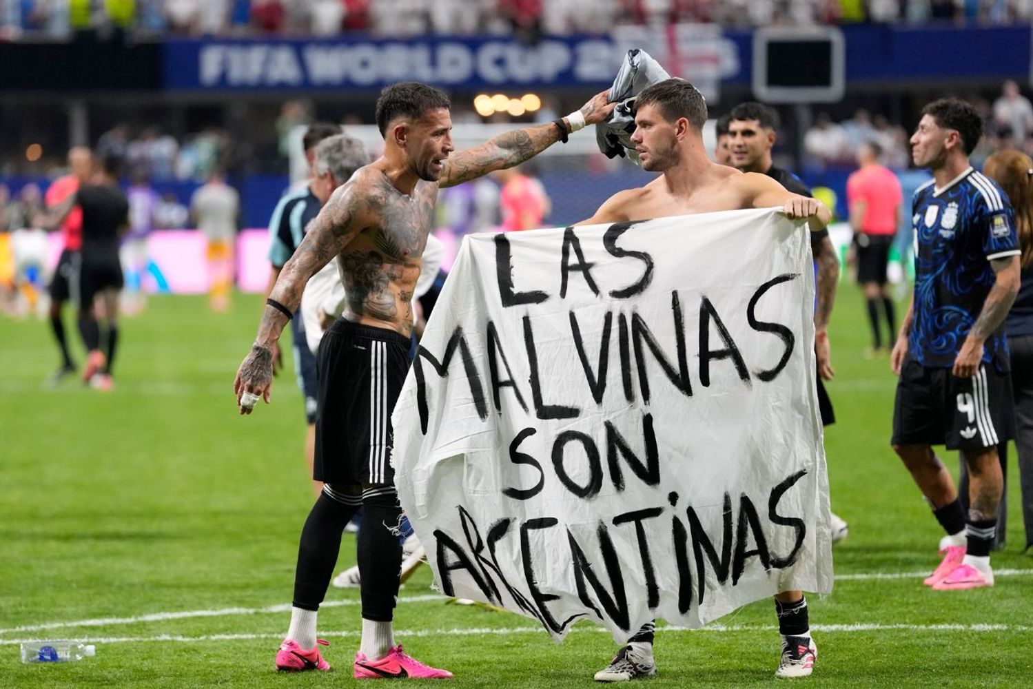 Crearon una tipografía basada en la bandera del mundial  