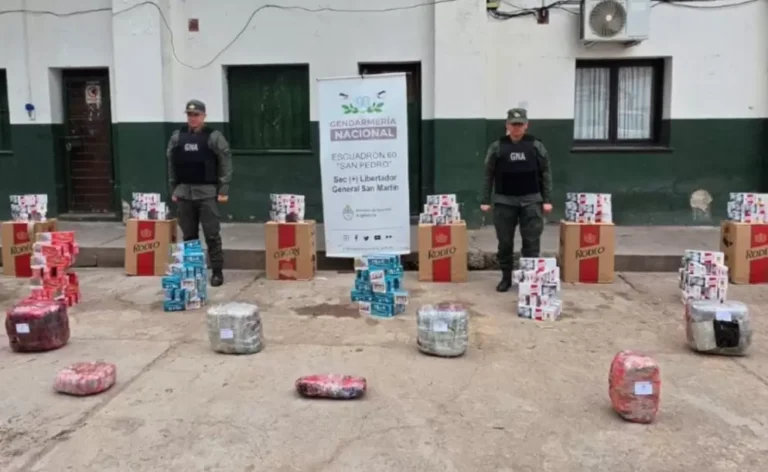 Secuestraron 43 kilos de marihuana 
