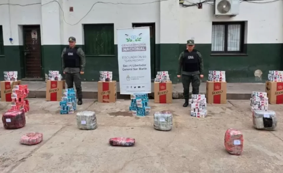 Secuestraron 43 kilos de marihuana 