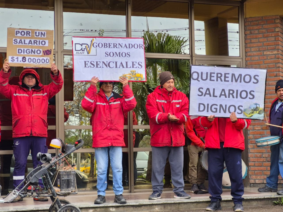 SITRAVIP protestó en Vialidad por mejores salarios