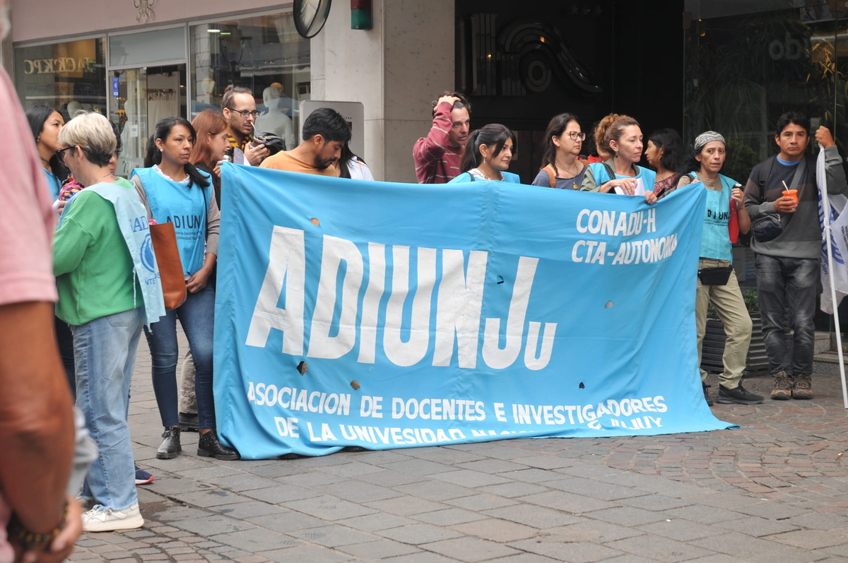 Comenzó el nuevo paro de ADIUNJu comenzó