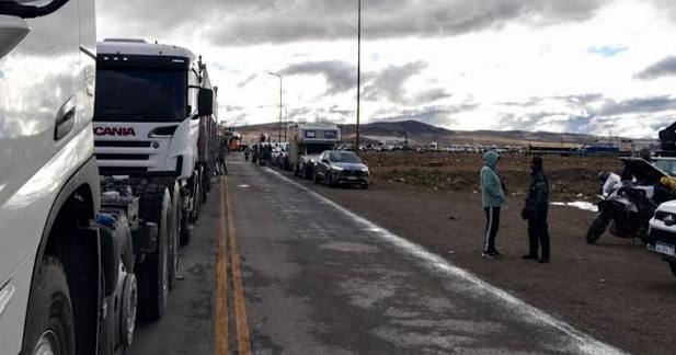 Hay paso restringido para el transporte de carga en Purmamarca 